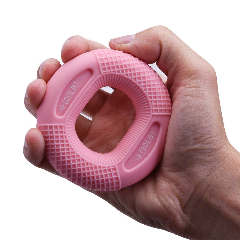 Silicone Adjustable Handle 20-80 Pounds Grip Ring Finger Forearm Trainer