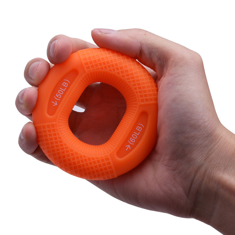 Silicone Adjustable Handle 20-80 Pounds Grip Ring Finger Forearm Trainer